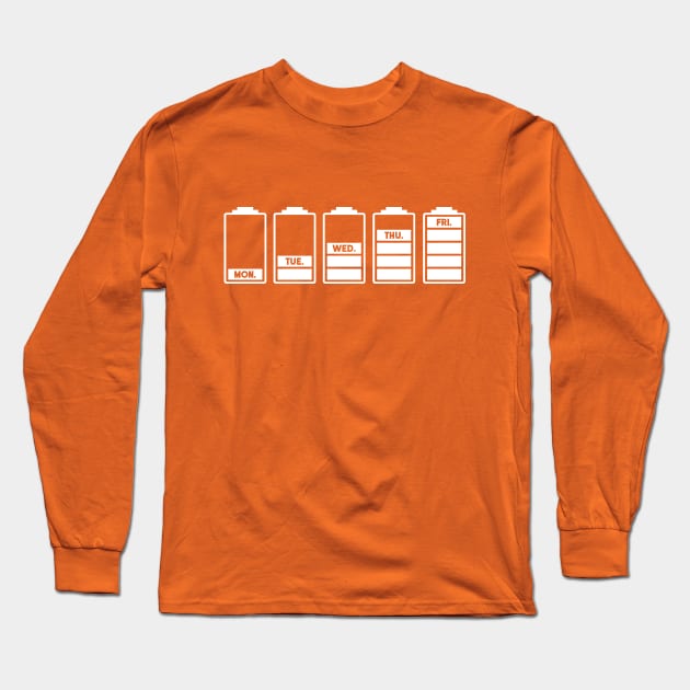 Daily Battery Long Sleeve T-Shirt by viograpiks